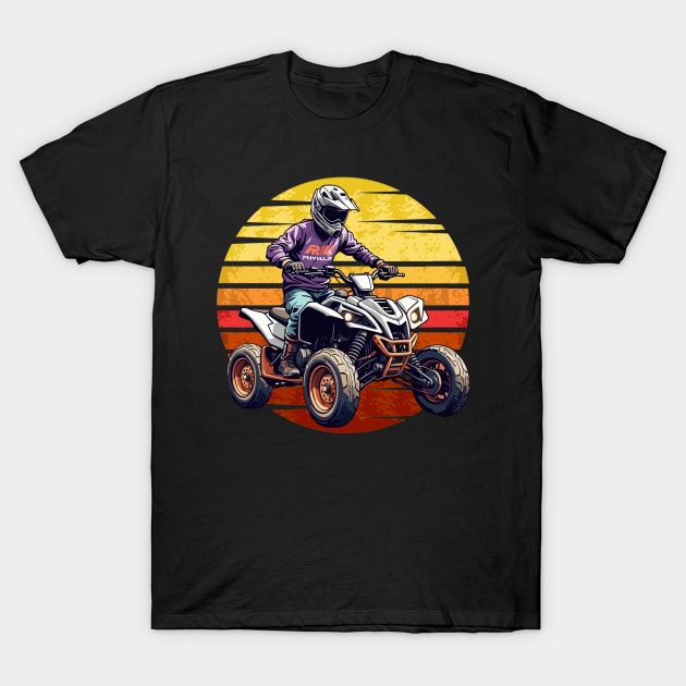 ATV Quad Four Wheeler T-Shirt by Rebrand